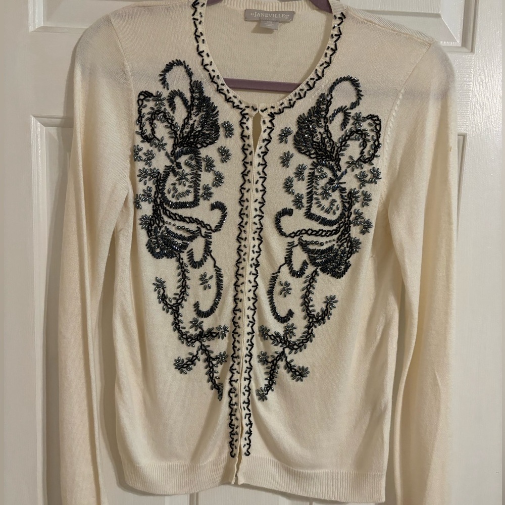 Janesville beaded cardigan